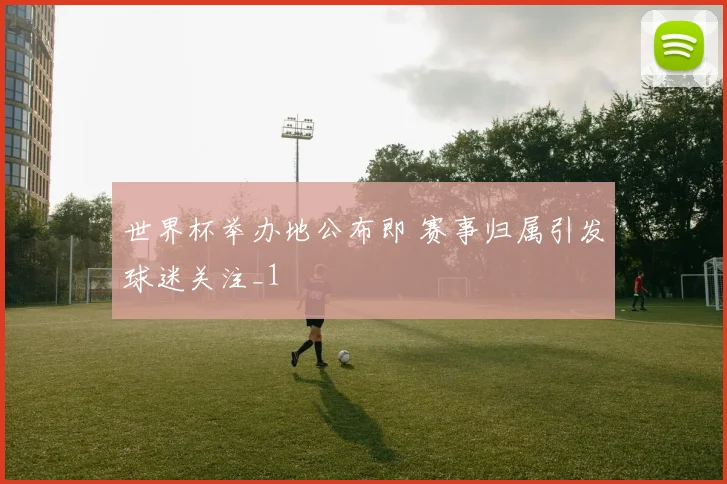 世界杯举办地公布即 赛事归属引发球迷关注_1